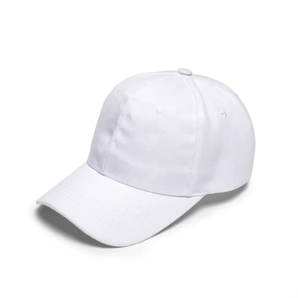 Promo Poly-Cotton 6 Panel Velcro Strap Baseball Cap - Promo Poly-Cotton 6 Panel Velcro Strap Baseball Cap - Image 1 of 15