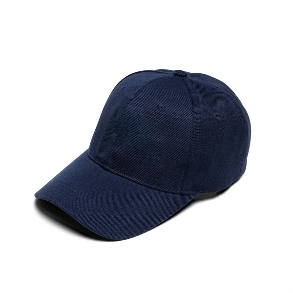 Promo Poly-Cotton 6 Panel Velcro Strap Baseball Cap - Promo Poly-Cotton 6 Panel Velcro Strap Baseball Cap - Image 7 of 15