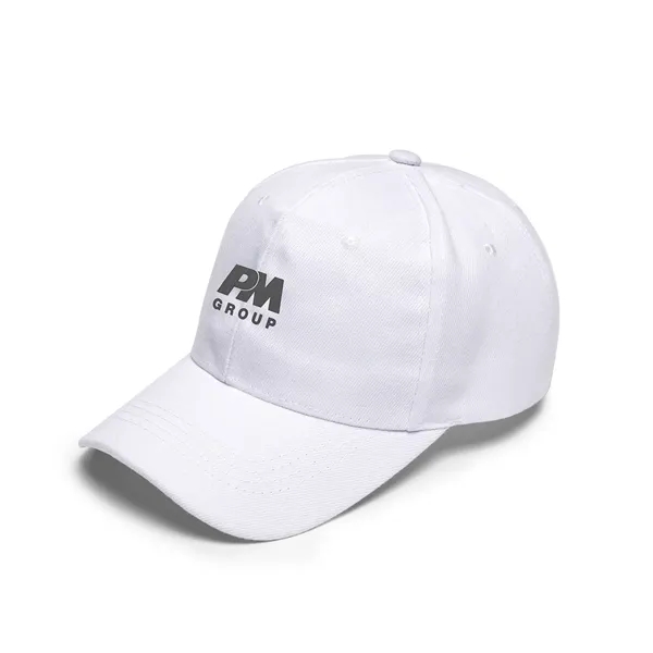 Promo Poly-Cotton 6 Panel Velcro Strap Baseball Cap - Promo Poly-Cotton 6 Panel Velcro Strap Baseball Cap - Image 10 of 15