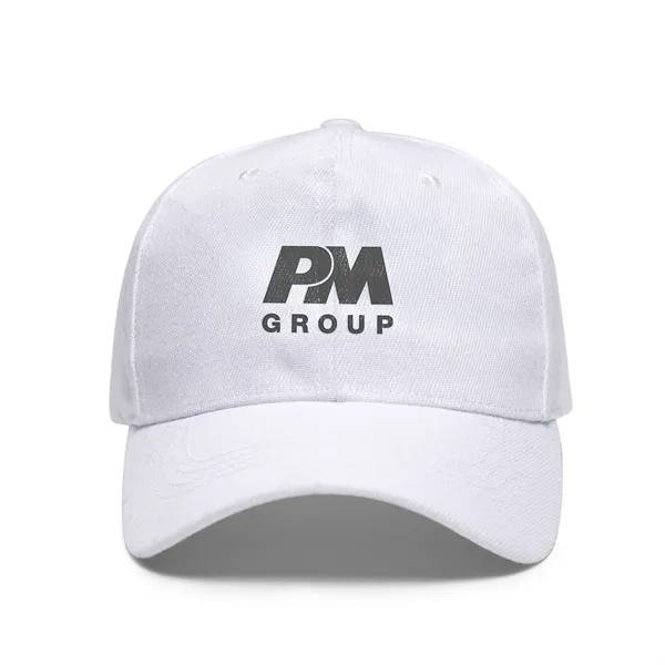 Promo Poly-Cotton 6 Panel Velcro Strap Baseball Cap - Promo Poly-Cotton 6 Panel Velcro Strap Baseball Cap - Image 11 of 15