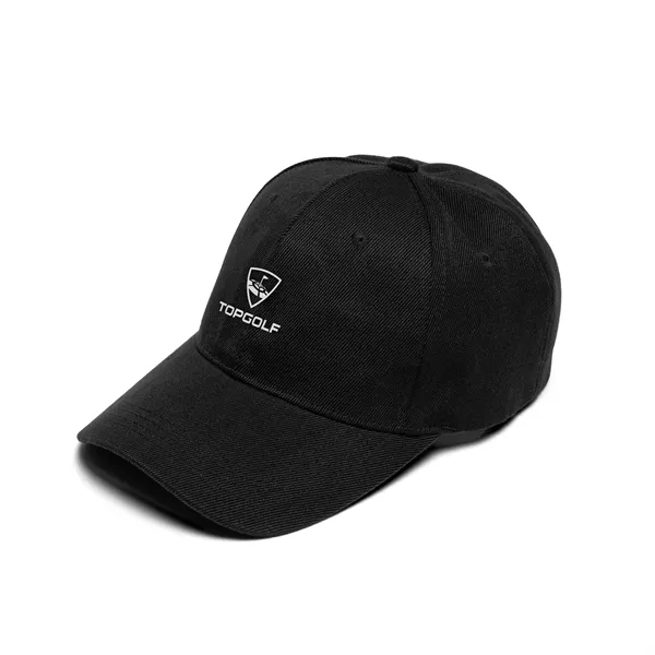 Promo Poly-Cotton 6 Panel Velcro Strap Baseball Cap - Promo Poly-Cotton 6 Panel Velcro Strap Baseball Cap - Image 12 of 15
