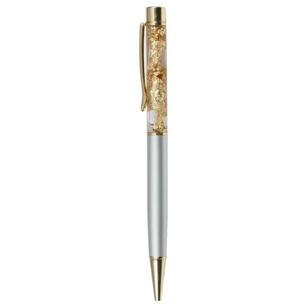 Metal Crystal Gold Leaf Pen - Metal Crystal Gold Leaf Pen - Image 2 of 4