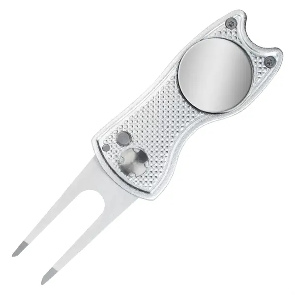 TiTUS® Golf Divot Tool Steel Fork & Alloy Handle - TiTUS® Golf Divot Tool Steel Fork & Alloy Handle - Image 1 of 5