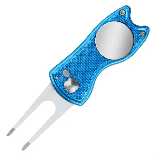 TiTUS® Golf Divot Tool Steel Fork & Alloy Handle - TiTUS® Golf Divot Tool Steel Fork & Alloy Handle - Image 2 of 5