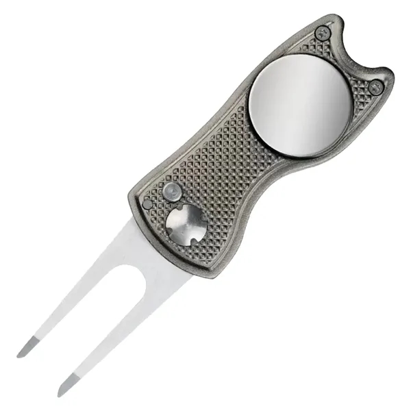 TiTUS® Golf Divot Tool Steel Fork & Alloy Handle - TiTUS® Golf Divot Tool Steel Fork & Alloy Handle - Image 4 of 5