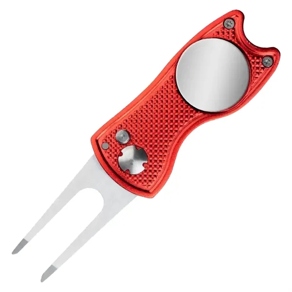 TiTUS® Golf Divot Tool Steel Fork & Alloy Handle - TiTUS® Golf Divot Tool Steel Fork & Alloy Handle - Image 5 of 5