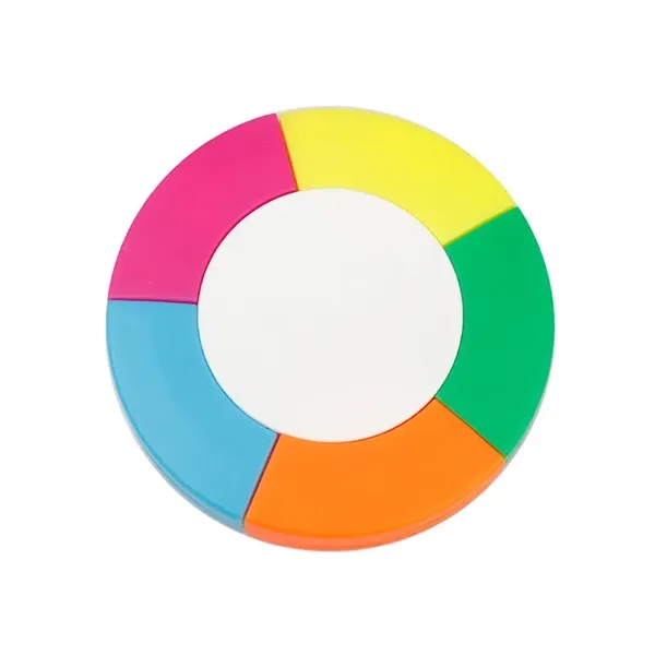 5-Color Round Highlighter - 5-Color Round Highlighter - Image 0 of 2