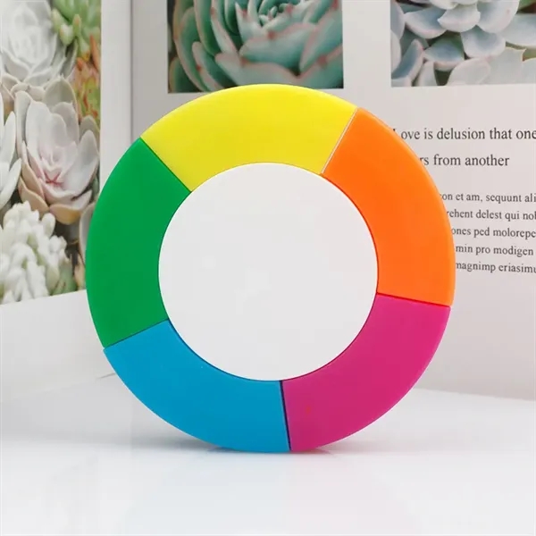 5-Color Round Highlighter - 5-Color Round Highlighter - Image 2 of 2