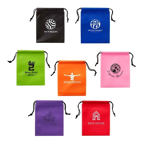 Non-Woven Drawstring Pouch - Non-Woven Drawstring Pouch - Image 8 of 8