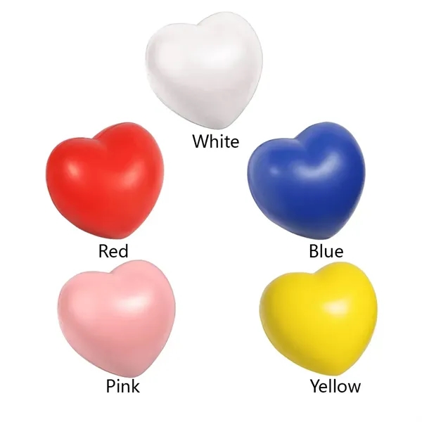 Custom Sweet Colorful Heart Squeezies Stress Ball - Custom Sweet Colorful Heart Squeezies Stress Ball - Image 1 of 9