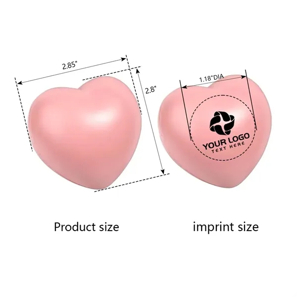 Custom Sweet Colorful Heart Squeezies Stress Ball - Custom Sweet Colorful Heart Squeezies Stress Ball - Image 2 of 9