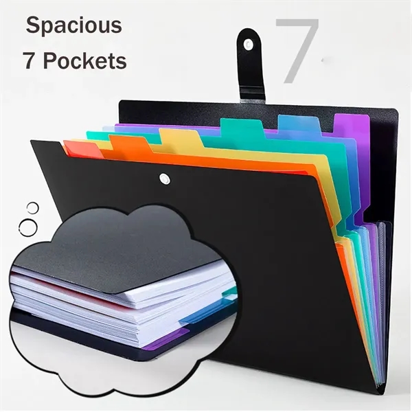 Portable Expanding File Folder Organizer for Documents - Portable Expanding File Folder Organizer for Documents - Image 2 of 5