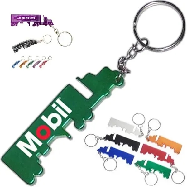 Truck Bottle Opener Keychain - Truck Bottle Opener Keychain - Image 0 of 6