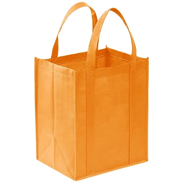 Reusable Non-woven Grocery Tote Bags with Plastic Insert - Reusable Non-woven Grocery Tote Bags with Plastic Insert - Image 6 of 6