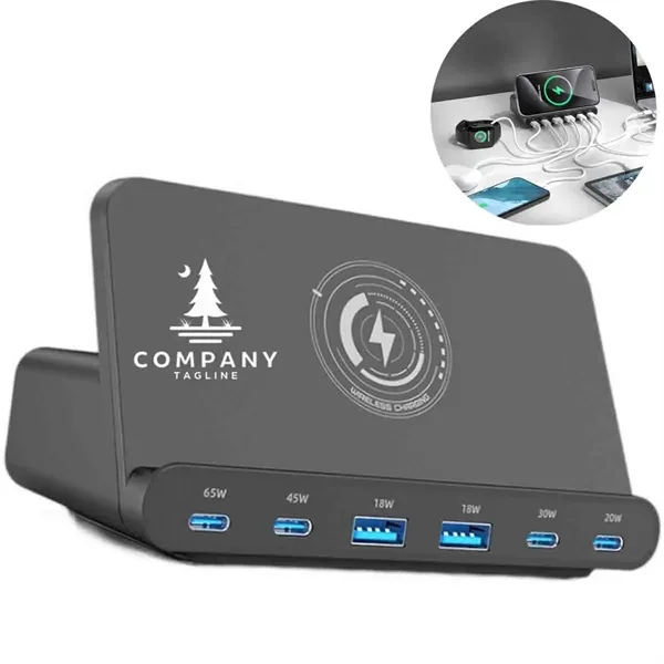 6 Ports Wireless Charger Station - 6 Ports Wireless Charger Station - Image 0 of 3