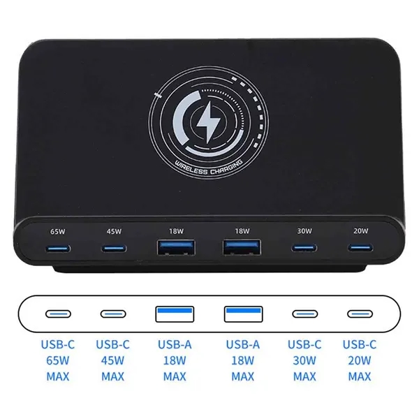 6 Ports Wireless Charger Station - 6 Ports Wireless Charger Station - Image 1 of 3