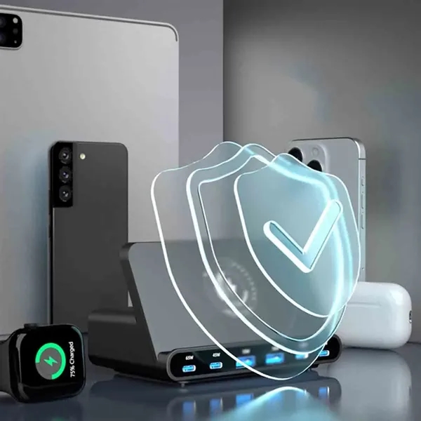 6 Ports Wireless Charger Station - 6 Ports Wireless Charger Station - Image 2 of 3