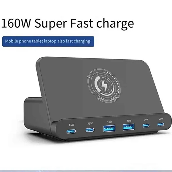 6 Ports Wireless Charger Station - 6 Ports Wireless Charger Station - Image 3 of 3