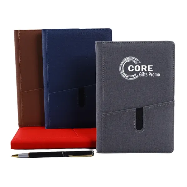 A5 Notebook PU Leather Cover Writing Journal with Fr - A5 Notebook PU Leather Cover Writing Journal with Fr - Image 0 of 2