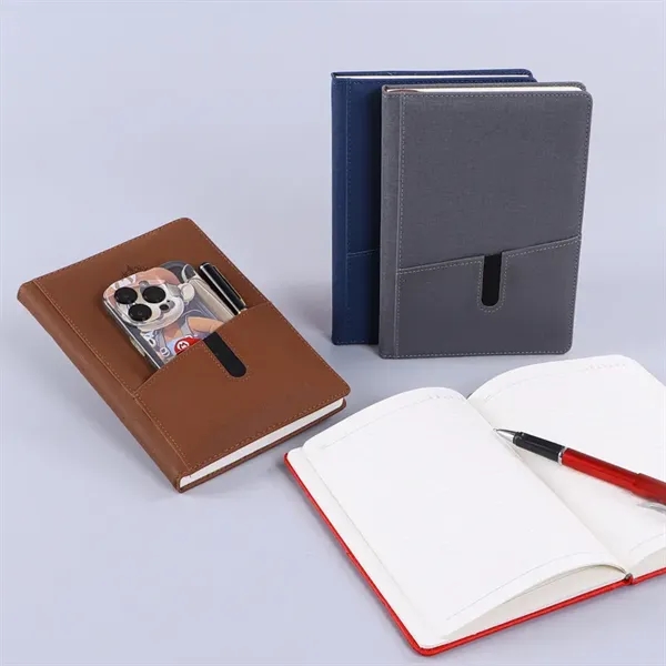 A5 Notebook PU Leather Cover Writing Journal with Fr - A5 Notebook PU Leather Cover Writing Journal with Fr - Image 1 of 2
