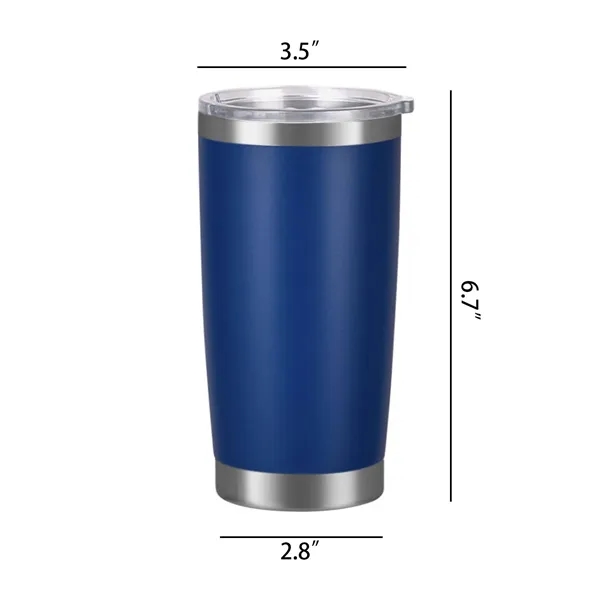 20 oz Stainless Steel Vacuum Insulated Tumbler with Lid - 20 oz Stainless Steel Vacuum Insulated Tumbler with Lid - Image 1 of 1