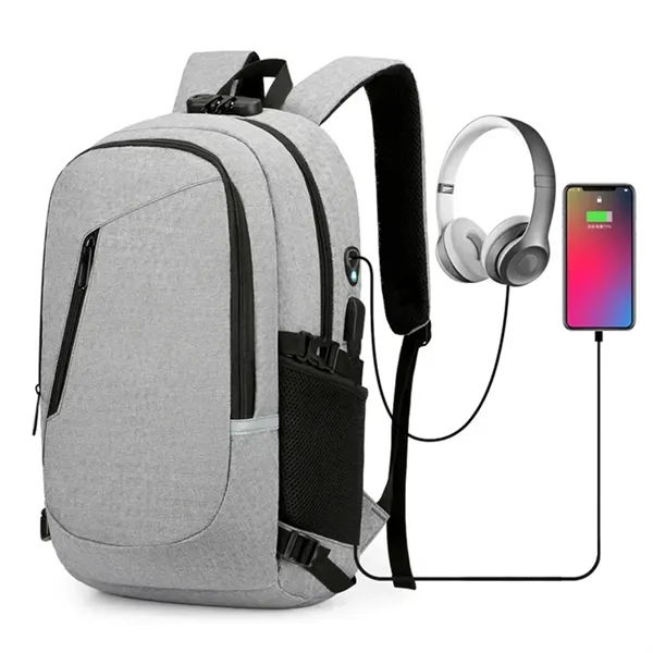 Laptop Password Lock Anti-theft Business Backpack w - Laptop Password Lock Anti-theft Business Backpack w - Image 5 of 5