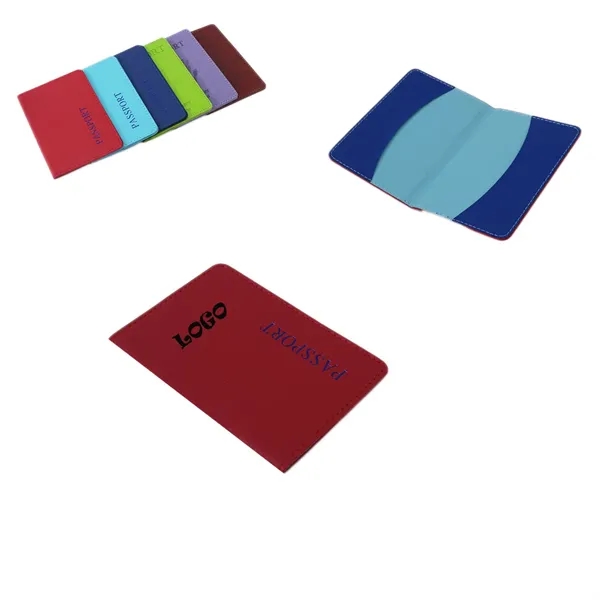 PU Material Passport Storage Sleeve Bag - PU Material Passport Storage Sleeve Bag - Image 0 of 1