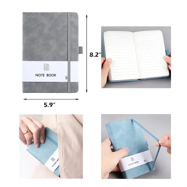 A7 PU Leather Notebook With Pen Loop And Elastic Closure - A7 PU Leather Notebook With Pen Loop And Elastic Closure - Image 1 of 1