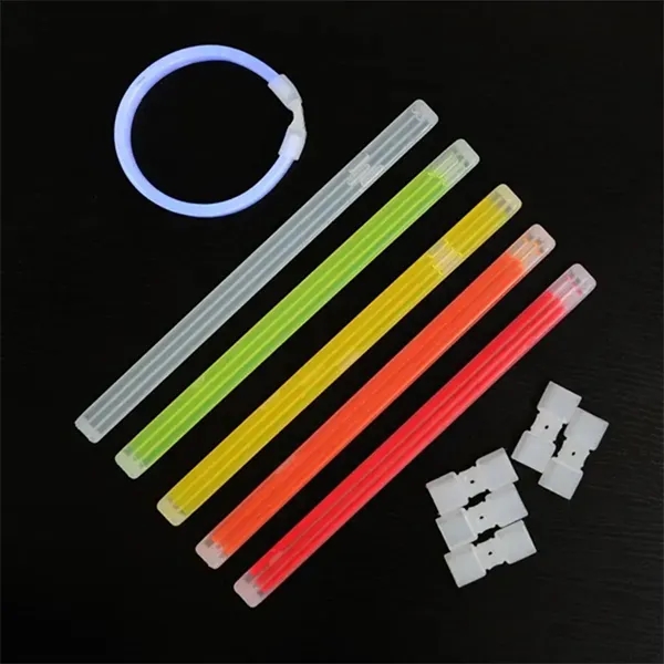 Disposable Tri-Fluorescent Glow Bracelets - Disposable Tri-Fluorescent Glow Bracelets - Image 1 of 2