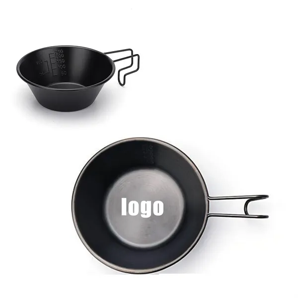 304 Stainless Steel Non-Stick Stackable Camping Bowl Mug - 304 Stainless Steel Non-Stick Stackable Camping Bowl Mug - Image 0 of 2