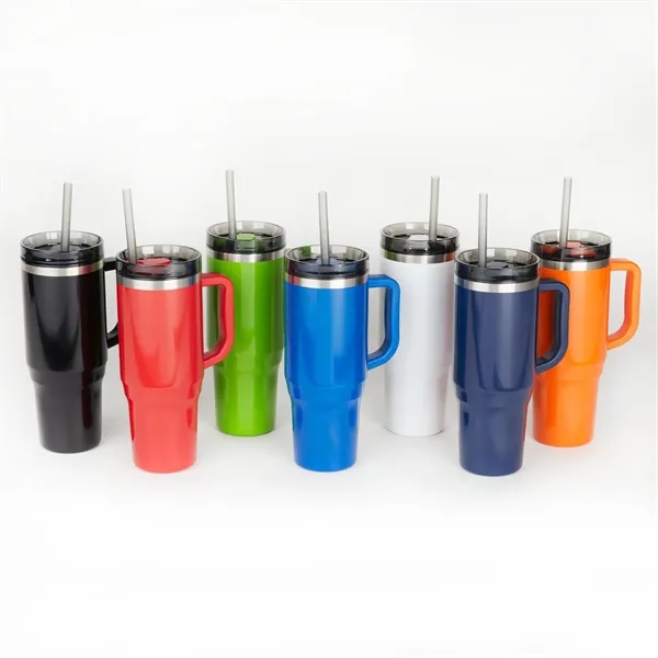 Thor 40oz Eco-Friendly Straw Tumbler - Thor 40oz Eco-Friendly Straw Tumbler - Image 0 of 83
