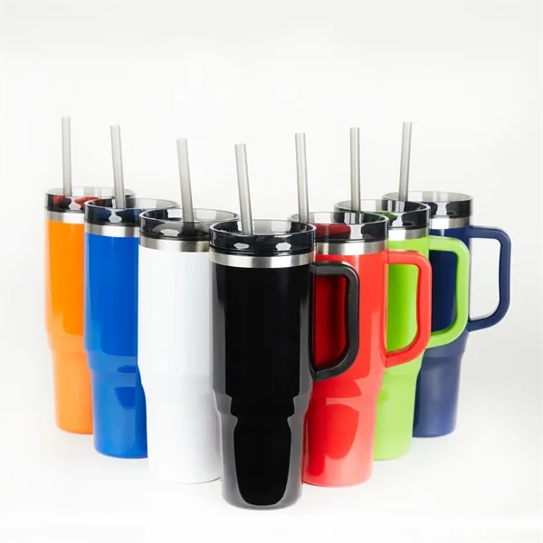 Thor 40oz Eco-Friendly Straw Tumbler - Thor 40oz Eco-Friendly Straw Tumbler - Image 1 of 83