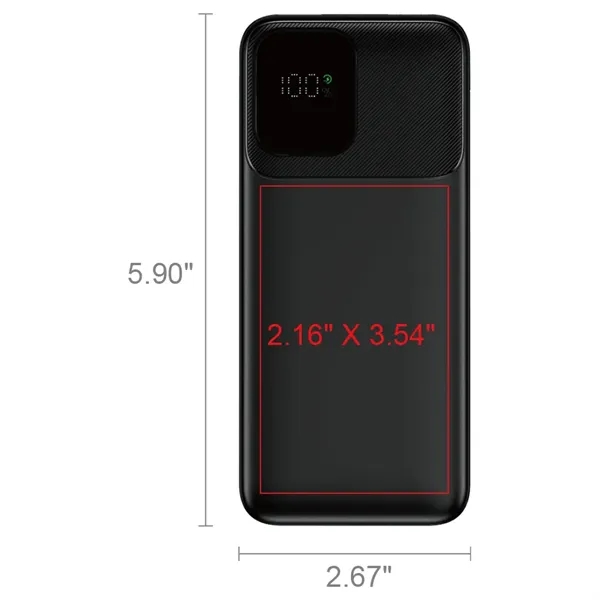 Houston Dual Cord Power Bank 10000 - Houston Dual Cord Power Bank 10000 - Image 9 of 9