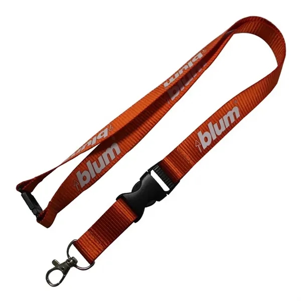 Custom 3/4" Polyester Lanyard - Silk Screen - Custom 3/4" Polyester Lanyard - Silk Screen - Image 1 of 20