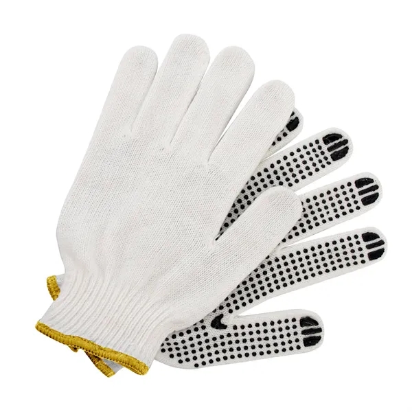 Cotton/Poly Gloves w/ Rubber Grip Dots - Cotton/Poly Gloves w/ Rubber Grip Dots - Image 1 of 3