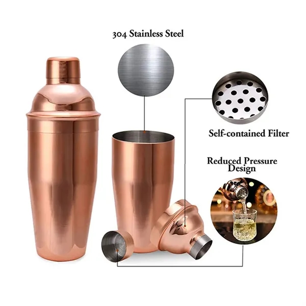 25oz Stainless Steel Cocktail Shaker - 25oz Stainless Steel Cocktail Shaker - Image 4 of 4