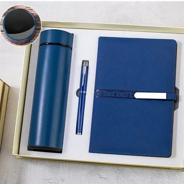 ExecuSet with 18 Oz Tumbler, A5 Leatherette Padfolio & Pen - ExecuSet with 18 Oz Tumbler, A5 Leatherette Padfolio & Pen - Image 1 of 12