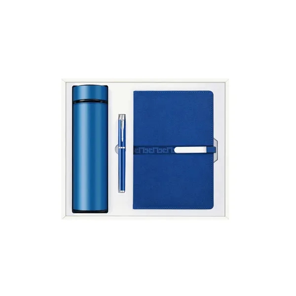 ExecuSet with 18 Oz Tumbler, A5 Leatherette Padfolio & Pen - ExecuSet with 18 Oz Tumbler, A5 Leatherette Padfolio & Pen - Image 4 of 12