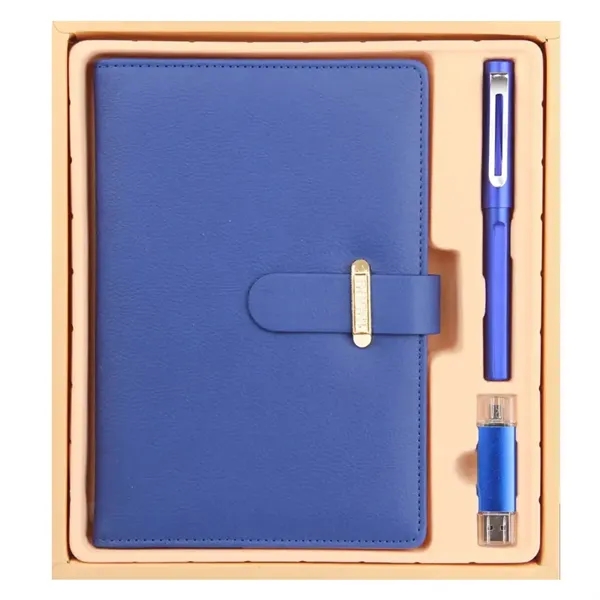 ExecuSet with Pen, A5 Leatherette Padfolio & 8GB Flash Disk - ExecuSet with Pen, A5 Leatherette Padfolio & 8GB Flash Disk - Image 5 of 11