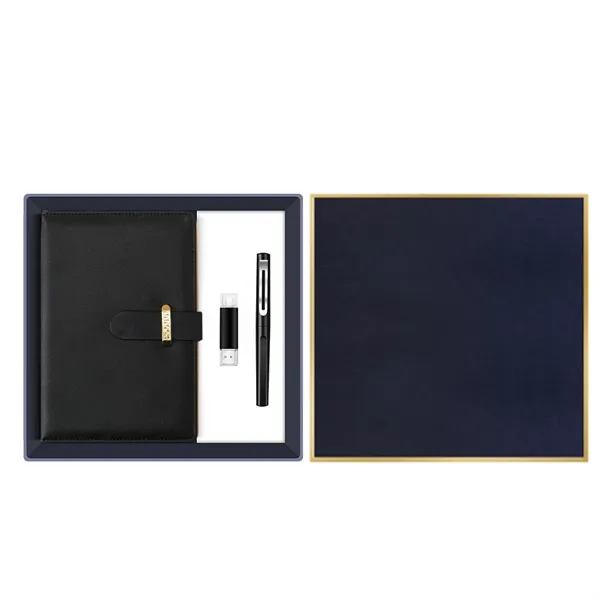 ExecuSet with Pen, A5 Leatherette Padfolio & 8GB Flash Disk - ExecuSet with Pen, A5 Leatherette Padfolio & 8GB Flash Disk - Image 8 of 11