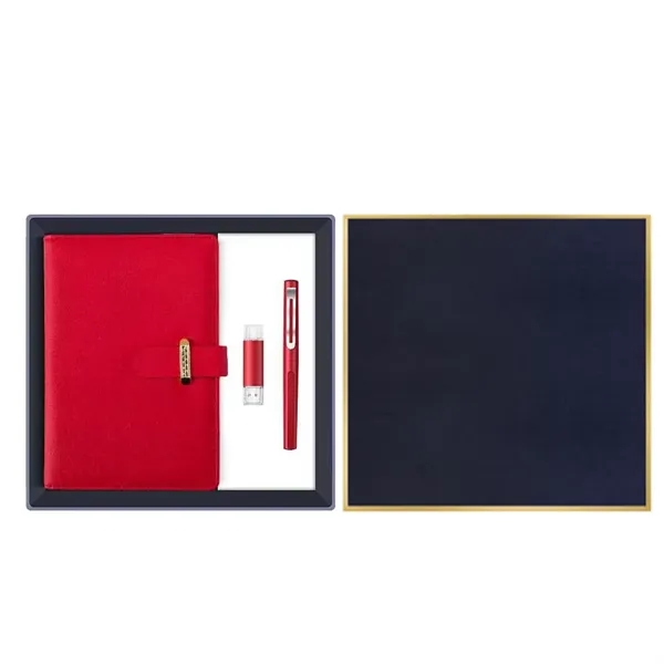ExecuSet with Pen, A5 Leatherette Padfolio & 8GB Flash Disk - ExecuSet with Pen, A5 Leatherette Padfolio & 8GB Flash Disk - Image 11 of 11