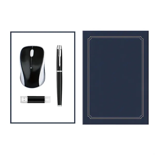 Employee Award Gift Set Pen, Wireless Mouse & 8GB Flash Disk - Employee Award Gift Set Pen, Wireless Mouse & 8GB Flash Disk - Image 9 of 14