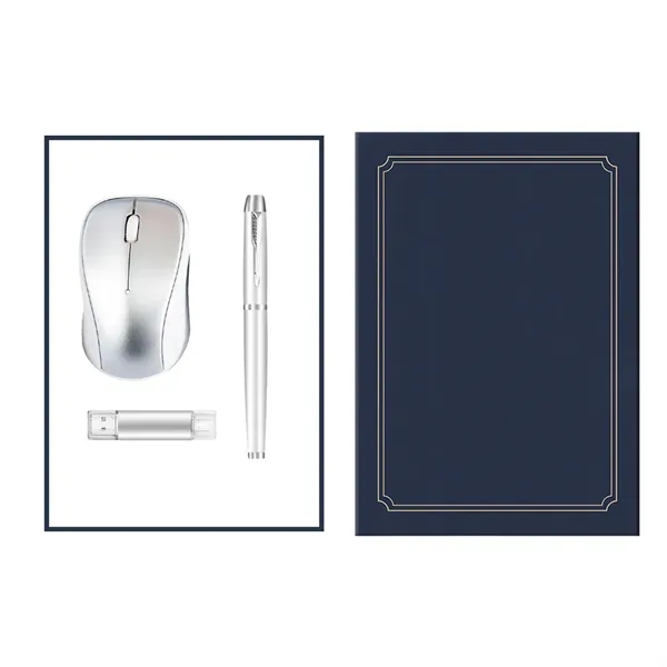 Employee Award Gift Set Pen, Wireless Mouse & 8GB Flash Disk - Employee Award Gift Set Pen, Wireless Mouse & 8GB Flash Disk - Image 14 of 14