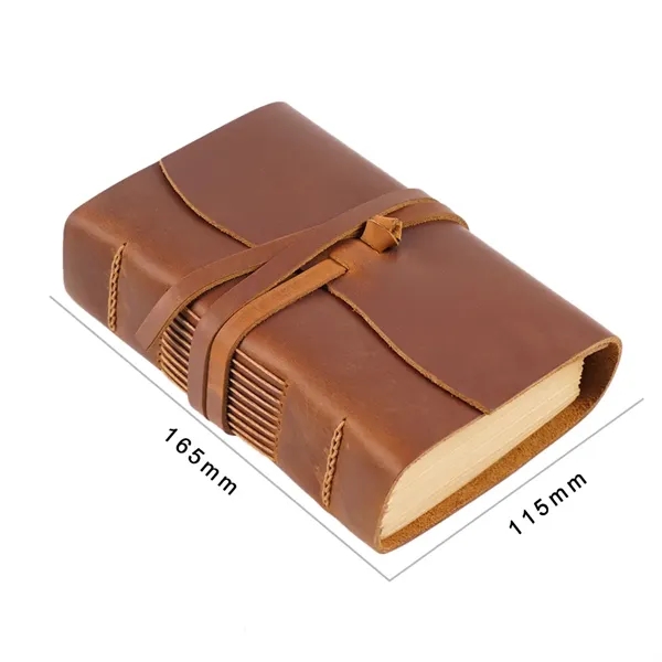 Office supplies vintage leather journal notepad notebook - Office supplies vintage leather journal notepad notebook - Image 1 of 3
