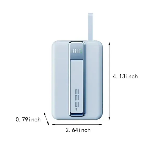 Multipurpose 10000mAh Magnetic Wireless Charger Power Bank - Multipurpose 10000mAh Magnetic Wireless Charger Power Bank - Image 1 of 4