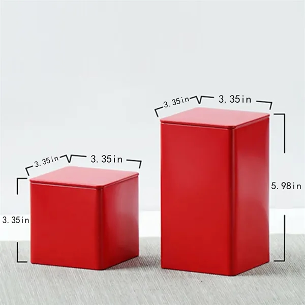 Metal Sealed Tea Tin Box - Metal Sealed Tea Tin Box - Image 1 of 4