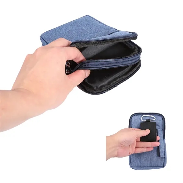 Waterproof Canvas Multifunctional Waist Bag - Waterproof Canvas Multifunctional Waist Bag - Image 2 of 4