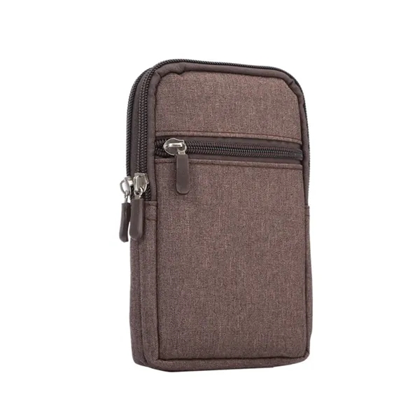 Waterproof Canvas Multifunctional Waist Bag - Waterproof Canvas Multifunctional Waist Bag - Image 4 of 4