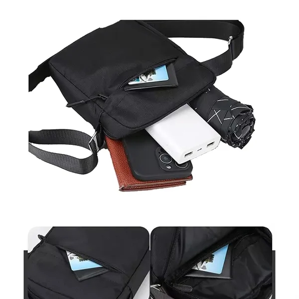 Oxford Cloth Small Crossbody Bag - Oxford Cloth Small Crossbody Bag - Image 2 of 4