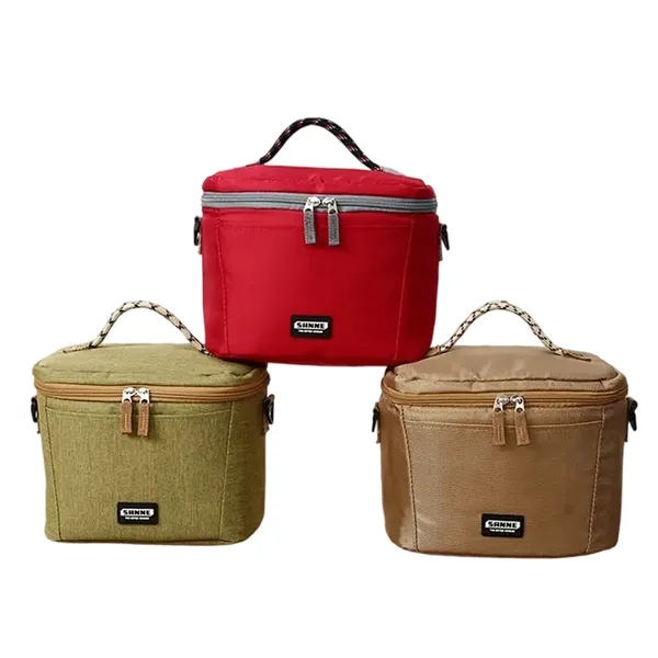 Oxford Cloth Lunch Box Insulated Bag - Oxford Cloth Lunch Box Insulated Bag - Image 4 of 4